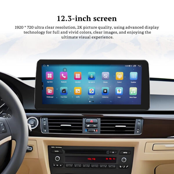 BMW 3 Series CIC System 2006-2013' Android 12 Car GPS Touch Navi Screen - Image 3