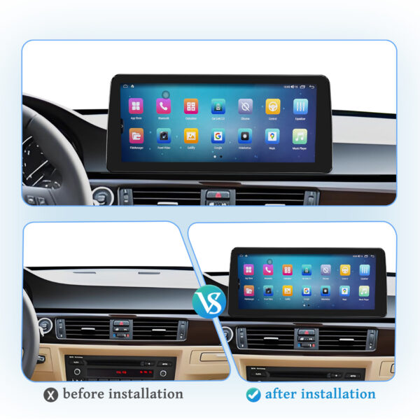 BMW 3 Series CIC System 2006-2013' Android 12 Car GPS Touch Navi Screen - Image 2