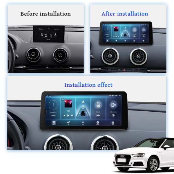 Audi A3 12.3" Android 14  GPS headunit radio Carplay 2013-2019 - Image 3