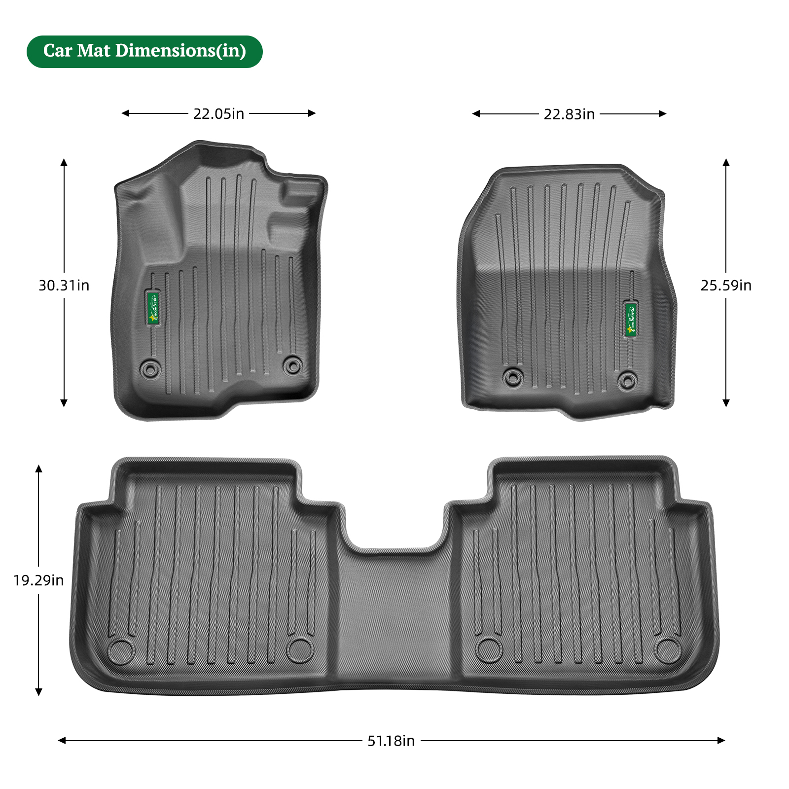 HONDA CRV Tpe floor mat(2023 2024) - Image 3