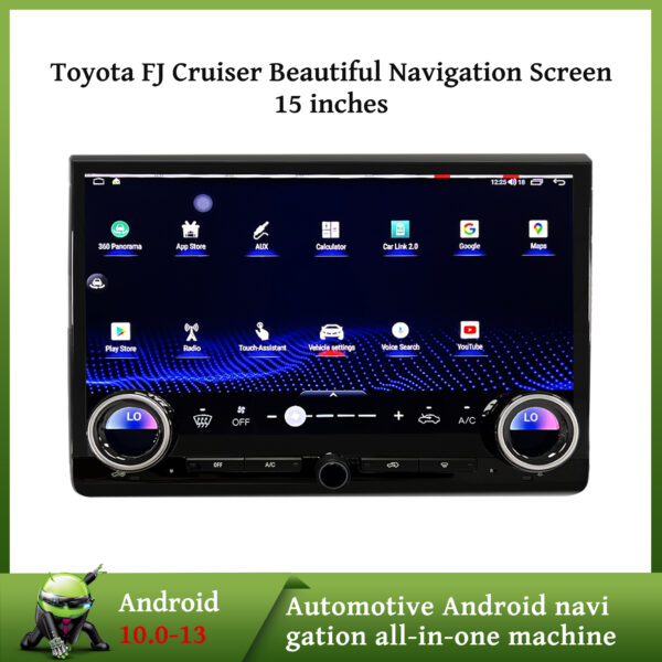 15" Car Radio For Toyota Land Cruiser FJ 2007-2022 Android Screen Headunit GPS - Image 6