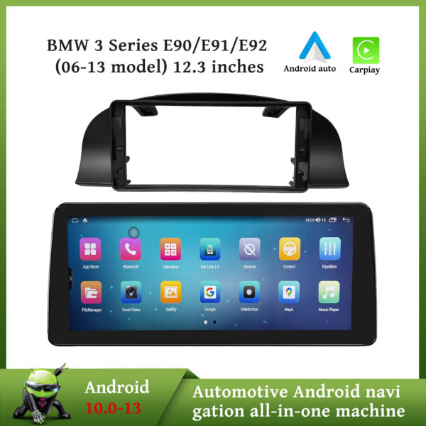 BMW 3 Series CIC System 2006-2013' Android 12 Car GPS Touch Navi Screen
