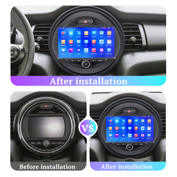 BMW Mini Cooper F55 F56 2014 - 2021 Car Android Stereo Radio GPS Navi Carplay 9in - Image 3