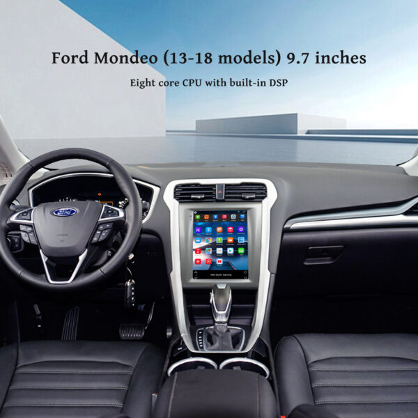 Ford Mondeo Fusion Mk5 2013-2018 Android 13 (4+64) Car Radio Carplay Android Auto Multimedia 4G CarPlay Touch Screen Stereo 9.7inch - Image 3