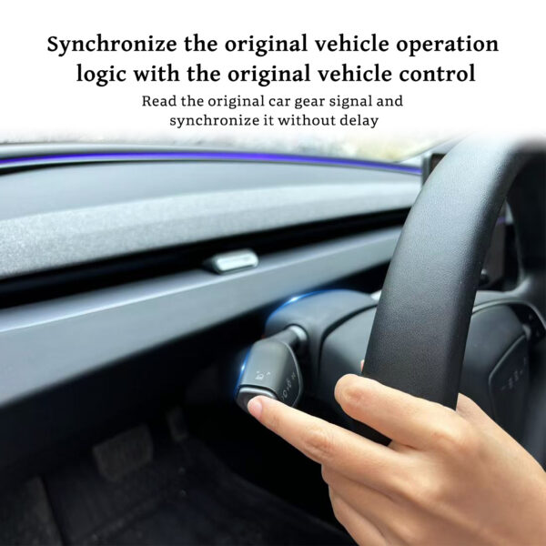 Wheel Gear Wiper Intelligent Gear Shifter Set Lever For Tesla Model 3 (new model) 2017-2023 - Image 2