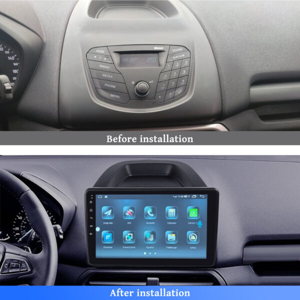 Ford EcoSport Eco Sport 2017 - 2021 Car Radio Carplay GPS Navigation Stereo Android Auto Screen Bluetooth Wifi 5G No 2din BT - Image 4