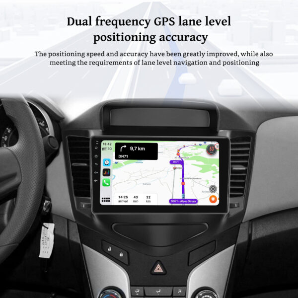 Chevrolet Cruze GPS Navigation Head Unit Auto Car Radio Multimedia Player 2009 2010 - Image 5