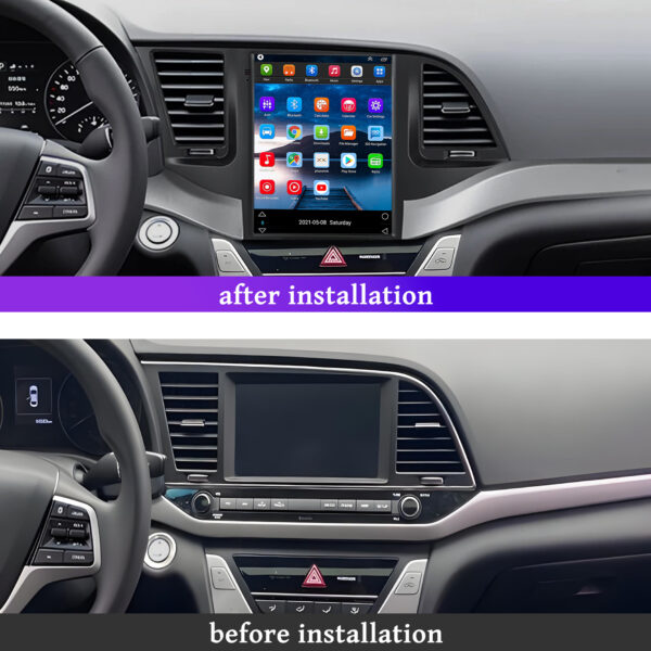 Hyundai Elantra Android HD Touchscreen 2016 /10.0 / 9.7 inch GPS Navigation Radio Bluetooth WIFI support Steering Wheel Control Carplay - Image 3