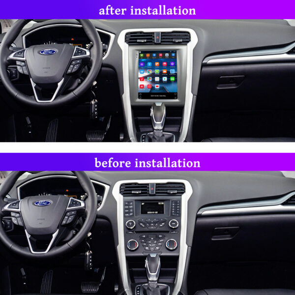 Ford Mondeo Fusion Mk5 2013-2018 Android 13 (4+64) Car Radio Carplay Android Auto Multimedia 4G CarPlay Touch Screen Stereo 9.7inch - Image 2