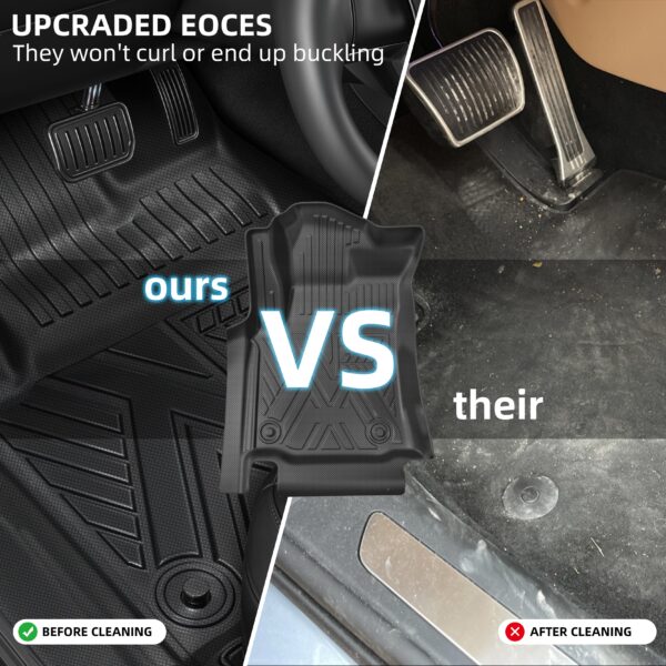 Toyota Hilux 2015-2024 Car Floor Mats TPE Truck Car Trunk Pad - Image 6