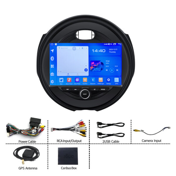 BMW Mini Cooper F55 F56 2014 - 2021 Car Android Stereo Radio GPS Navi Carplay 9in - Image 5