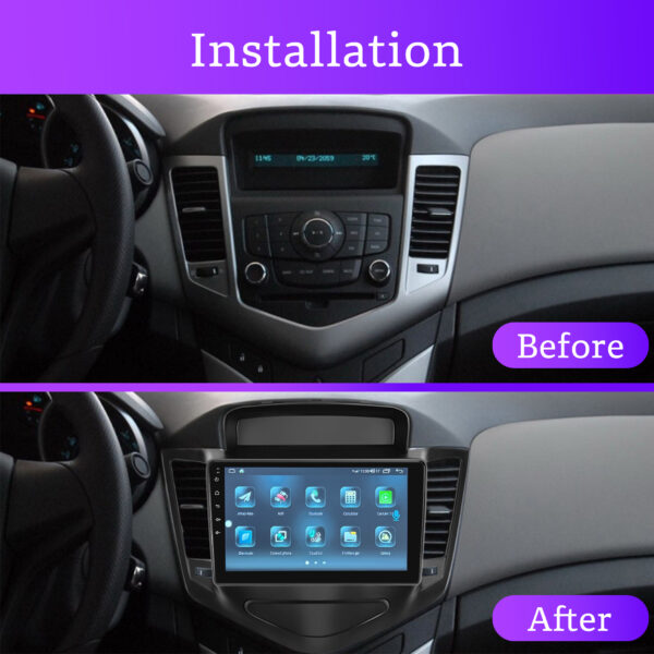 Chevrolet Cruze GPS Navigation Head Unit Auto Car Radio Multimedia Player 2009 2010 - Image 4