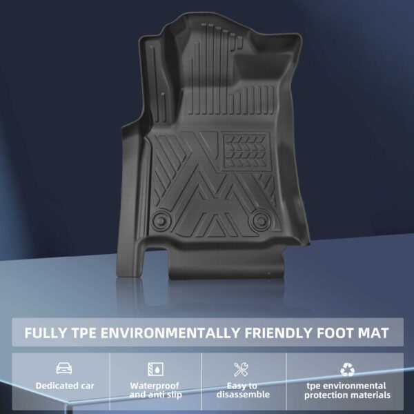 Toyota Hilux 2015-2024 Car Floor Mats TPE Truck Car Trunk Pad - Image 4