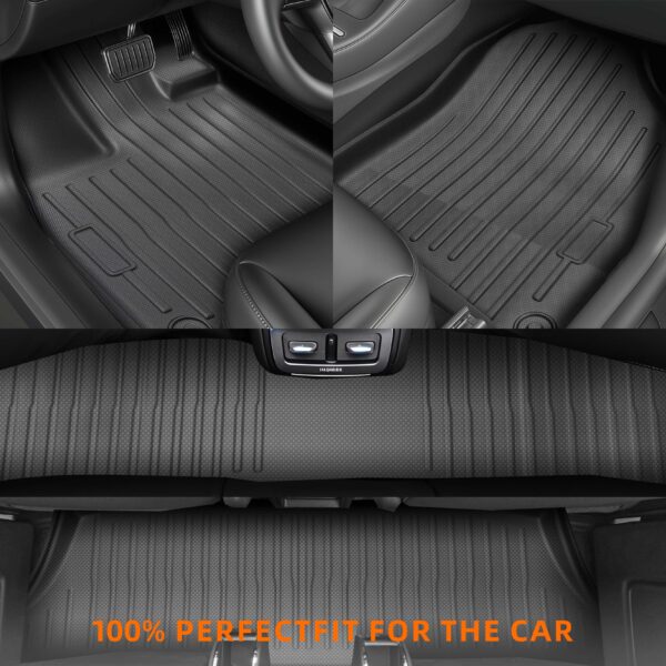 Honda Odyssey 7 Seats 2018-2024 Black Floor Mats TPE - Image 6