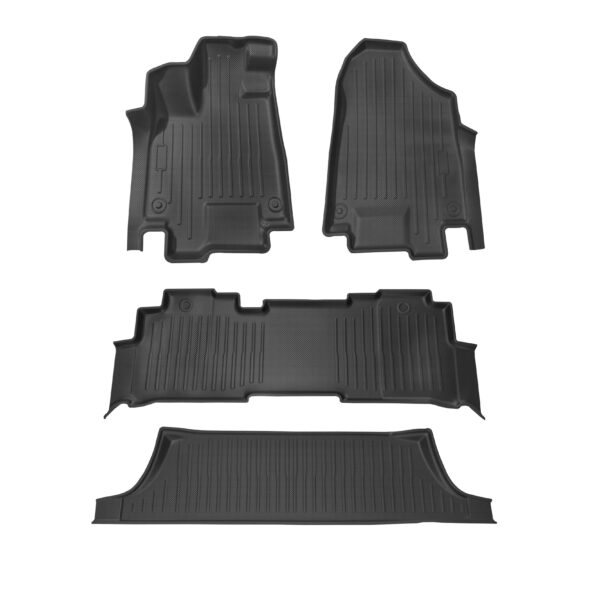 Honda Odyssey 7 Seats 2018-2024 Black Floor Mats TPE - Image 8