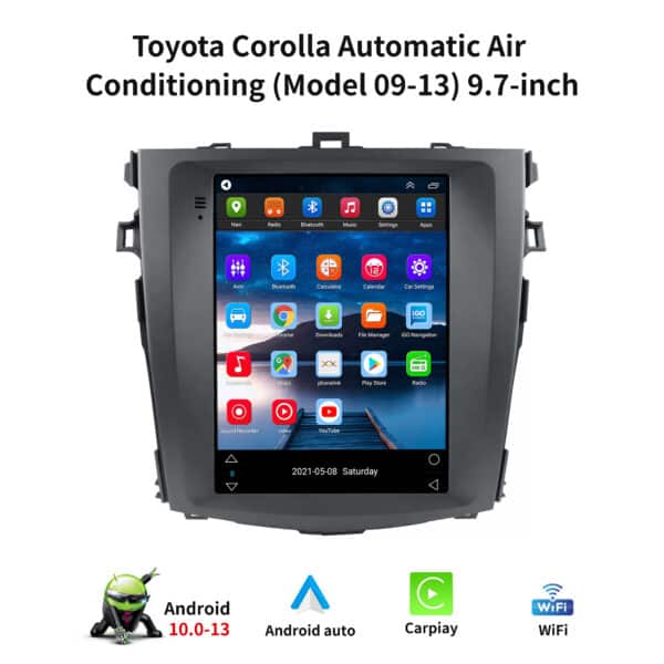 Toyota corolla automatic air 2009 2013 tesla screen 9.7inch