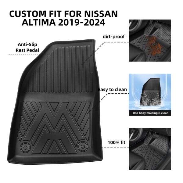 TOYOTA CHR FLOOR MATS (right) - Image 3