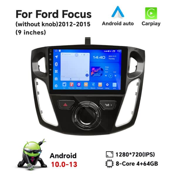 Ford focus (without knob) 2012 to 2015