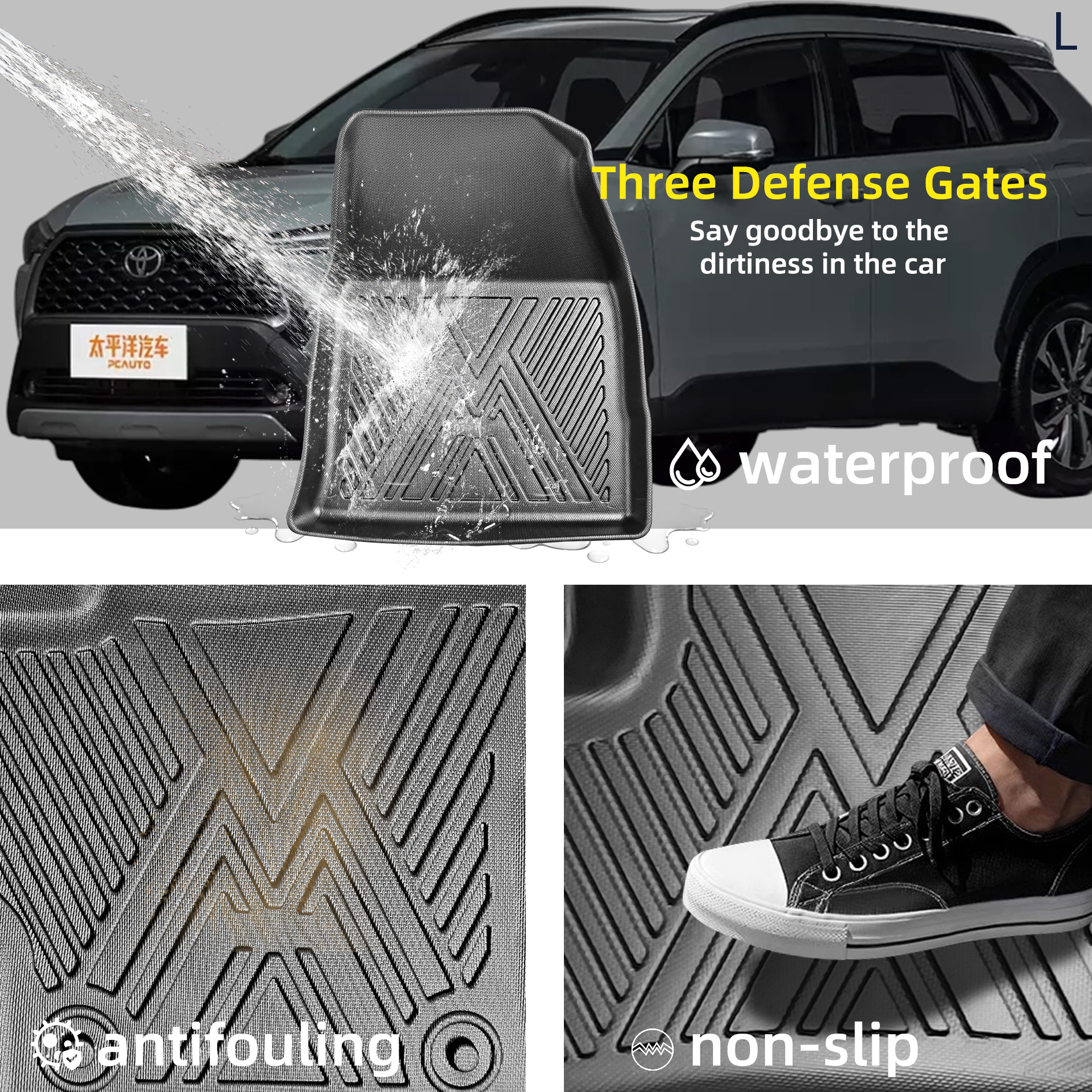 Toyota Corolla Cross Foot Mat 2022-2024 - Image 2