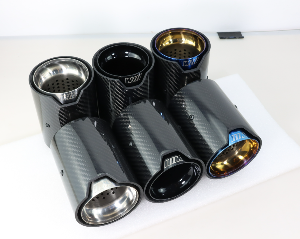 Exhaust fiber carbon BMW
