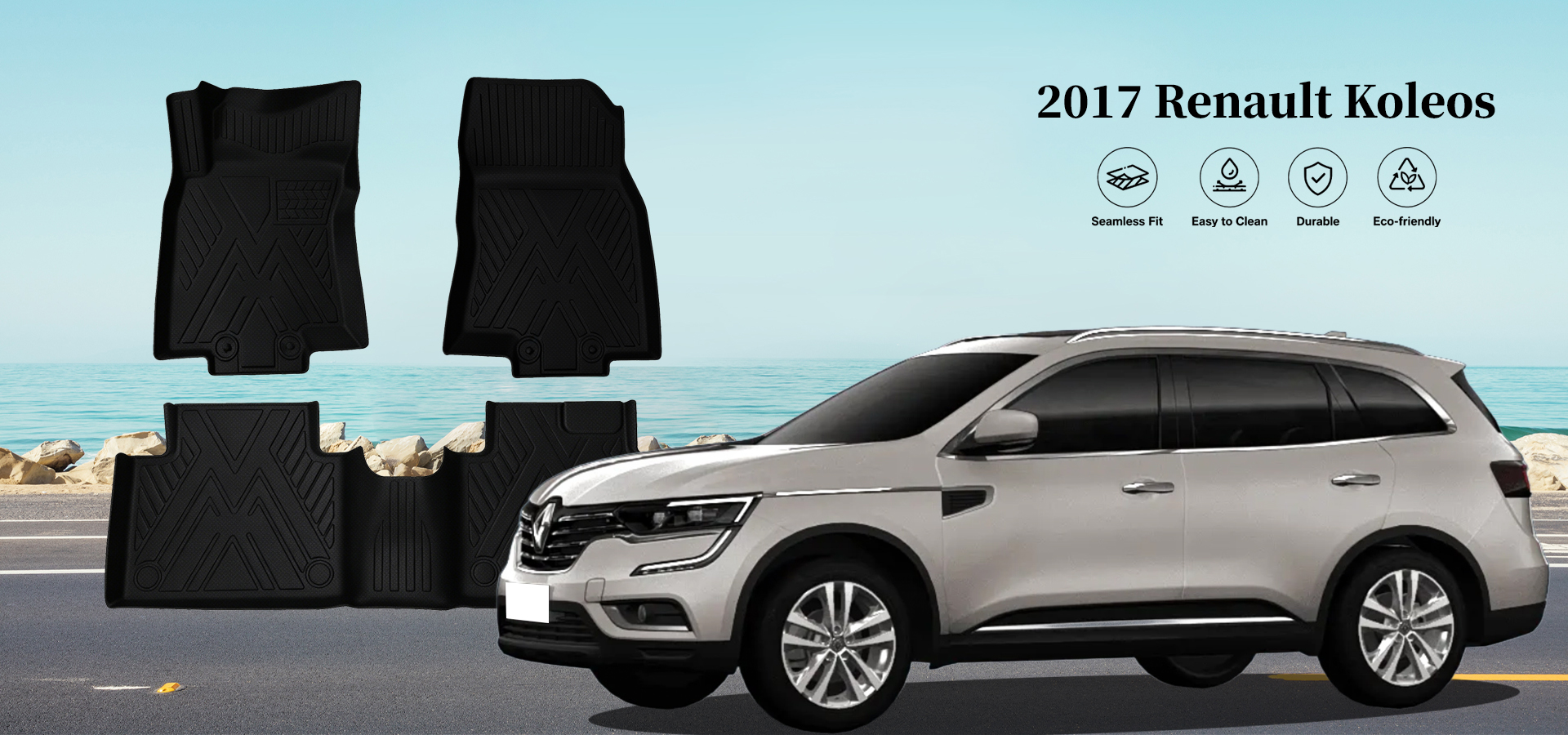 Renault Koleos foot mat 2017