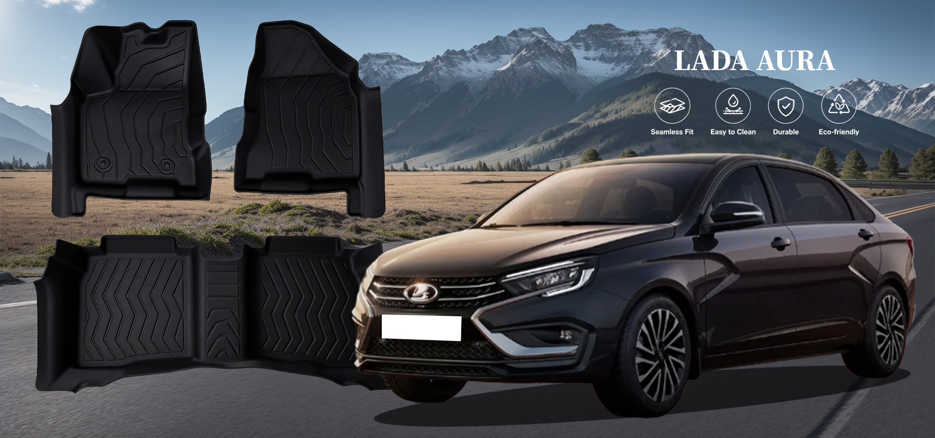 Lada aura tpe foot mat 2024 2025