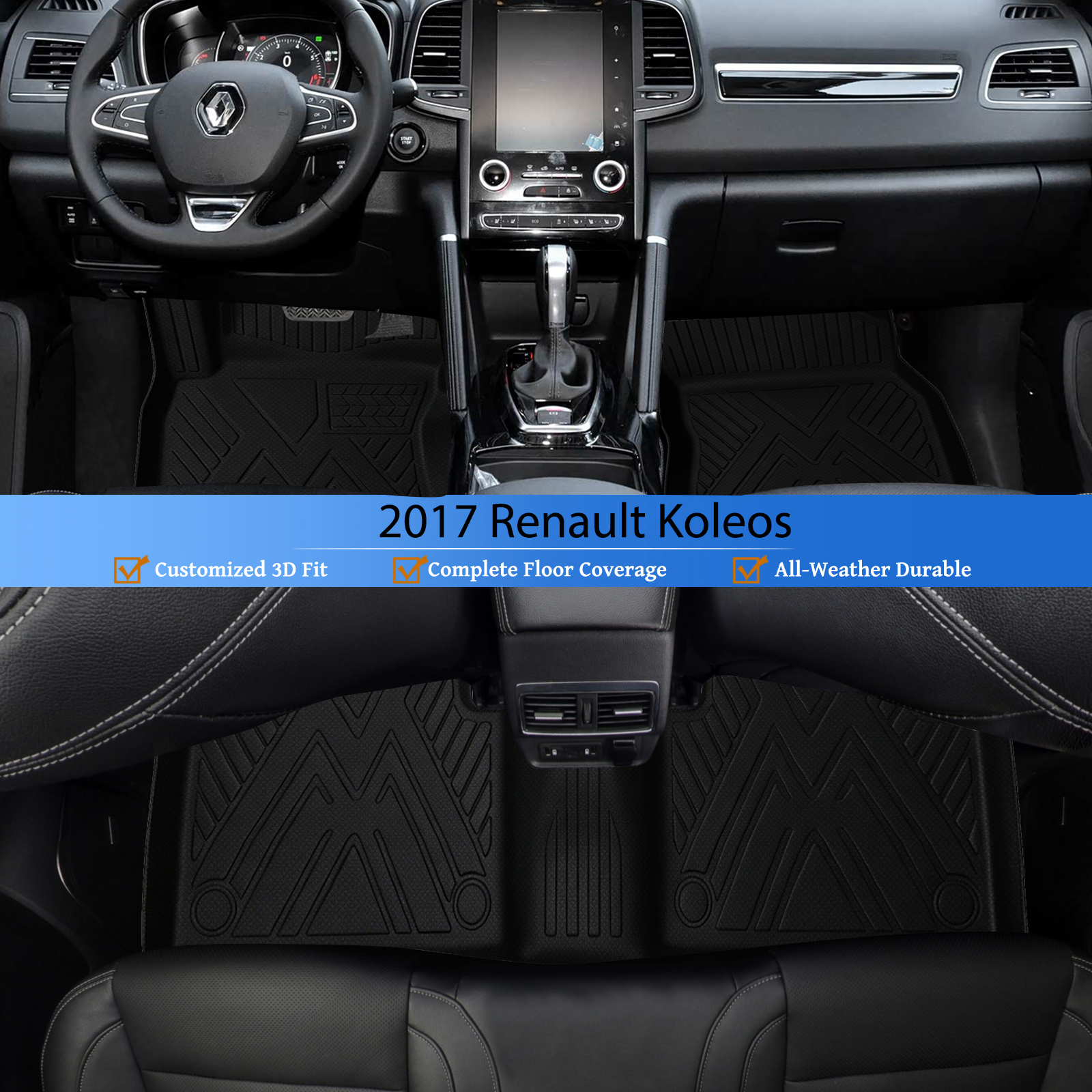 Renault Koleos foot mat 2017 - Image 2